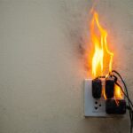 plug on fire